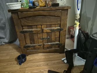 Beautiful Brown Wood Night Stand ×1
