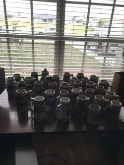 Budweiser mugs 15$ each