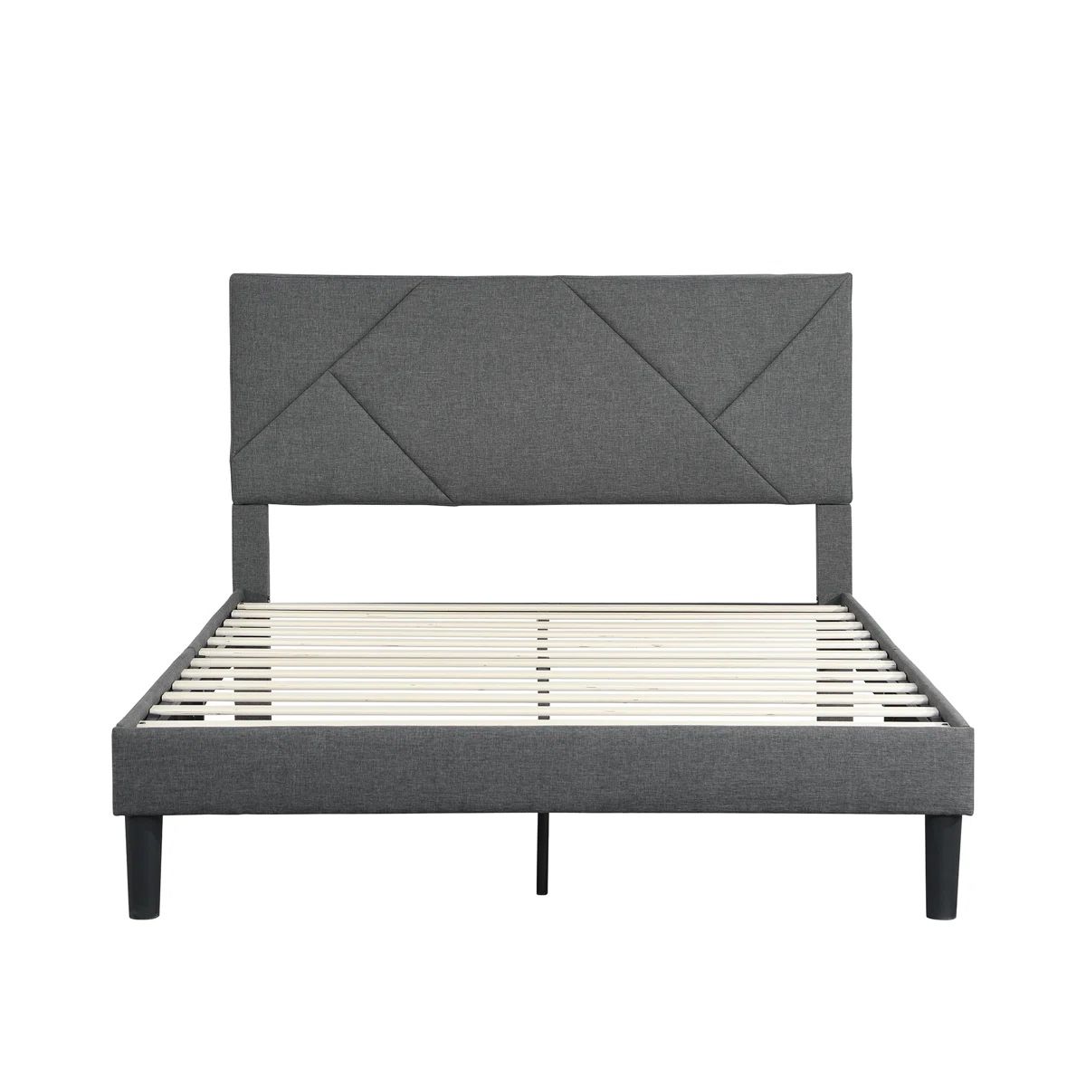 Gray Full Bed Frame