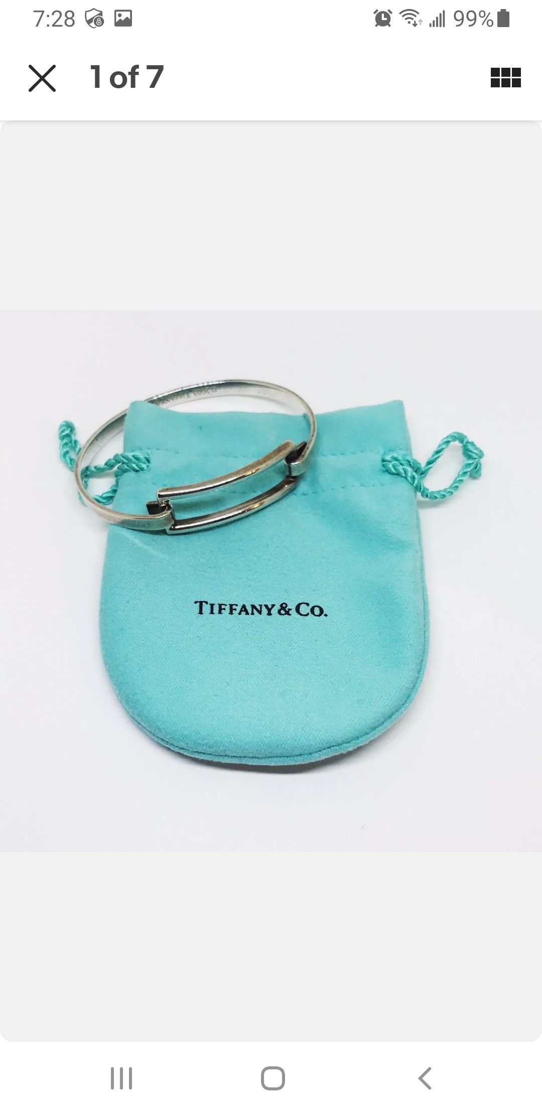 Tiffany and co bangle bracelet