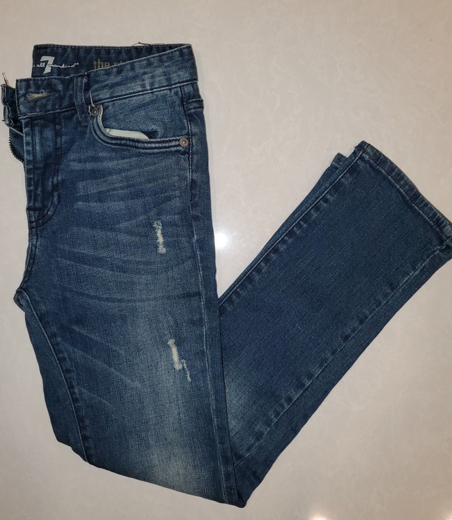 7 for All Mankind Boys/Girls Distressed Jean's 8