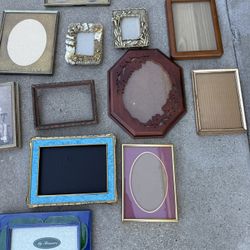 Vintage Picture Frame 15$ Each – Ornate Gold Wood Mixed Sizes Tabletop Frames