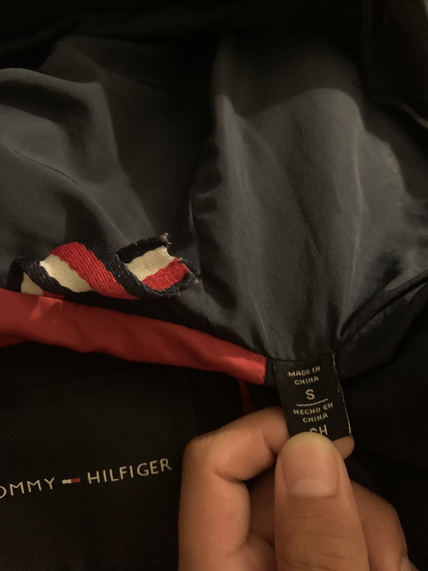Tommy Hilfiger Men's MultiColor Block Full Zip Lined Hooded Puffer Jacket
