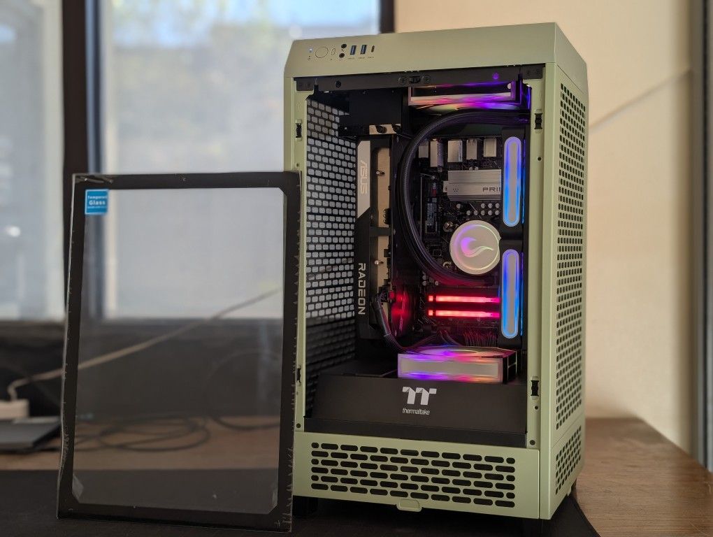 AMD Ryzen 5 7600 + AMD Radeon RX 6600 XT RGB Gaming Desktop PC Computer