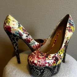 Multi Print Stilettos 
