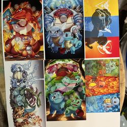Pokemon Stickers 6 Pack