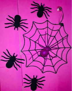 Spooky Bats Net Gray Black Sparkling Glitter Halloween Stairs Home Decoration