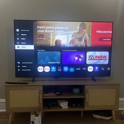 Wood TV stand