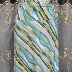 BCBG Maxazria Multi Stripe Skirt size s