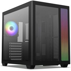 Vetroo AL700 Mid-Tower ATX Black PC Case Brand New