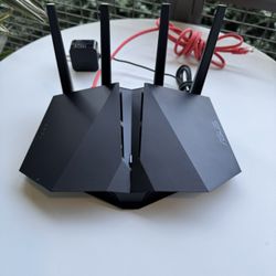 ASUS - RT-AX82U AX5400 Dual-Band Wi-Fi 6 Router - Black