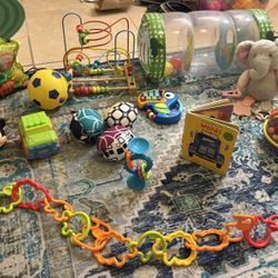 Box Of Baby / Toddler Toys LOT