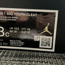 Youth Jordan 1 Cleats 