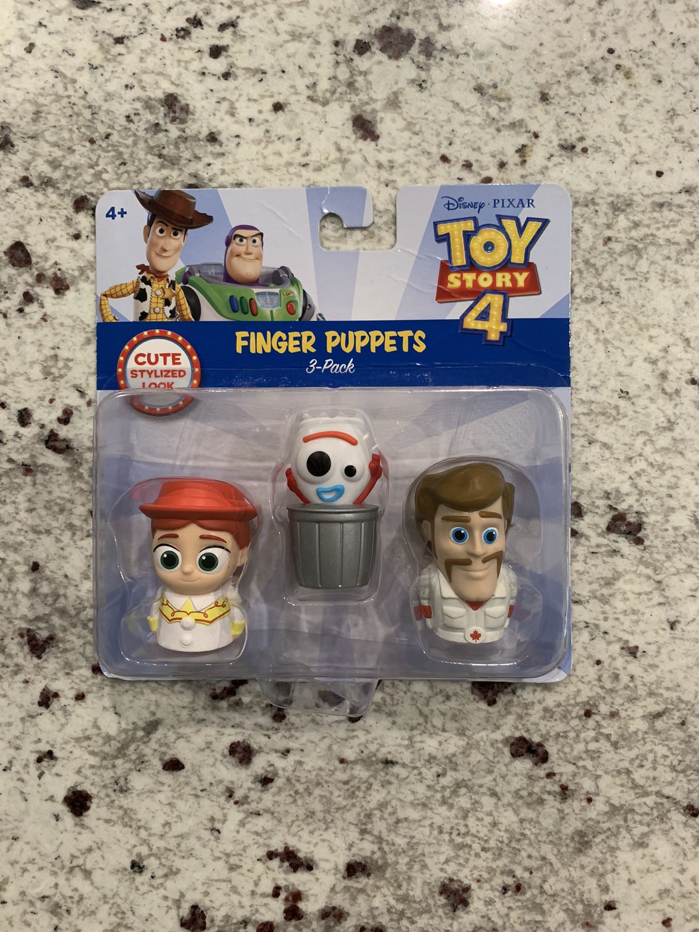 New Toy Story 4 -Finger Puppets - 3 Pack