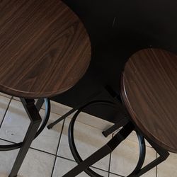 Industrial style bar stools