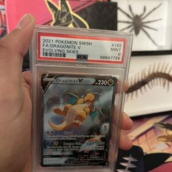 Dragonite- Evolving Skies #192- PSA 9- 2021