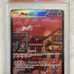 Mew ex SIR - Pokemon 151 UPC Promo - PSA 8.5 Near Mint Plus