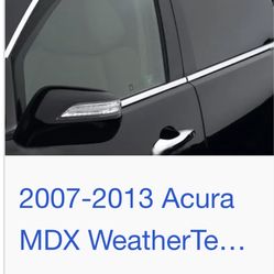 2007 to 2013 Acura Mdx Weather Tech Visors