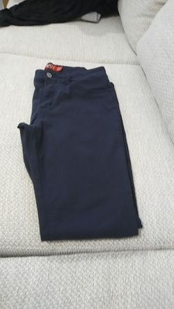 School uniform navy blue girls streetch pants life school uniform