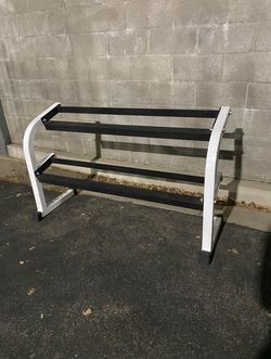 Parabody 2 Tier Solid Steel Dumbbell Weight Rack…. Home Gym Fitness…. $100 Price is Firm!!!
