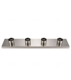 24" Modern 4-Light Vanity Light - Brushed nickel -2FT