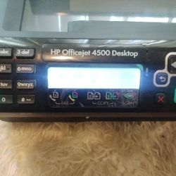 HP OfficeJet 4500 Desktop Asking 50$ Used In Great Condition 