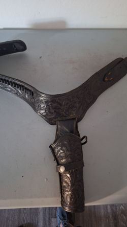 Various caliber leather gun holsters