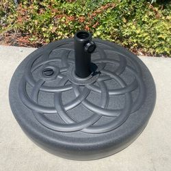 Base - 22” Round Umbrella Base Sand Water Filled Base 64lb