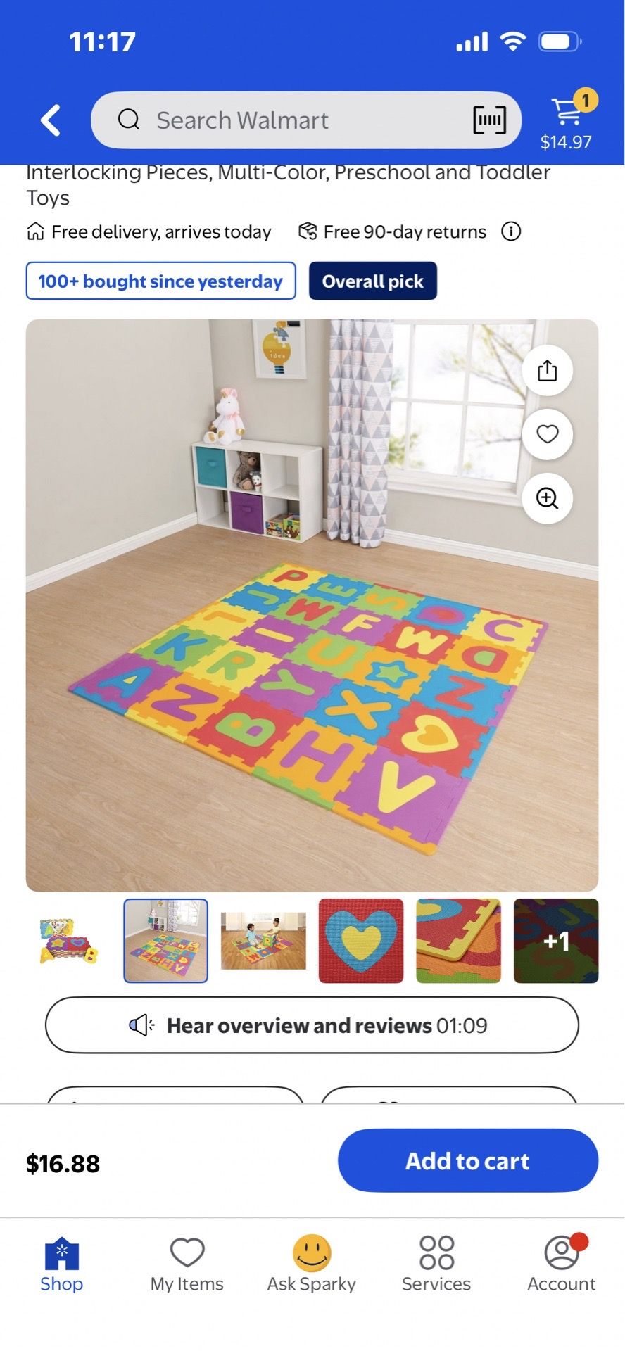 Alphabet puzzle mat