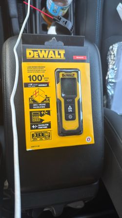 DEWALT LASER DISTANCE MEASURER 100’