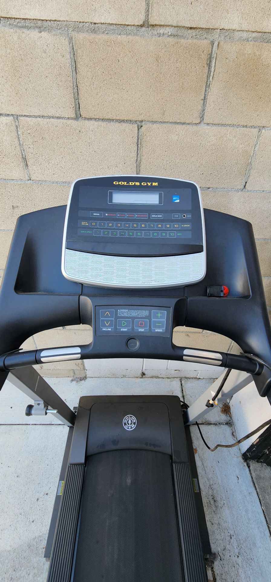 Golds gym treadmill