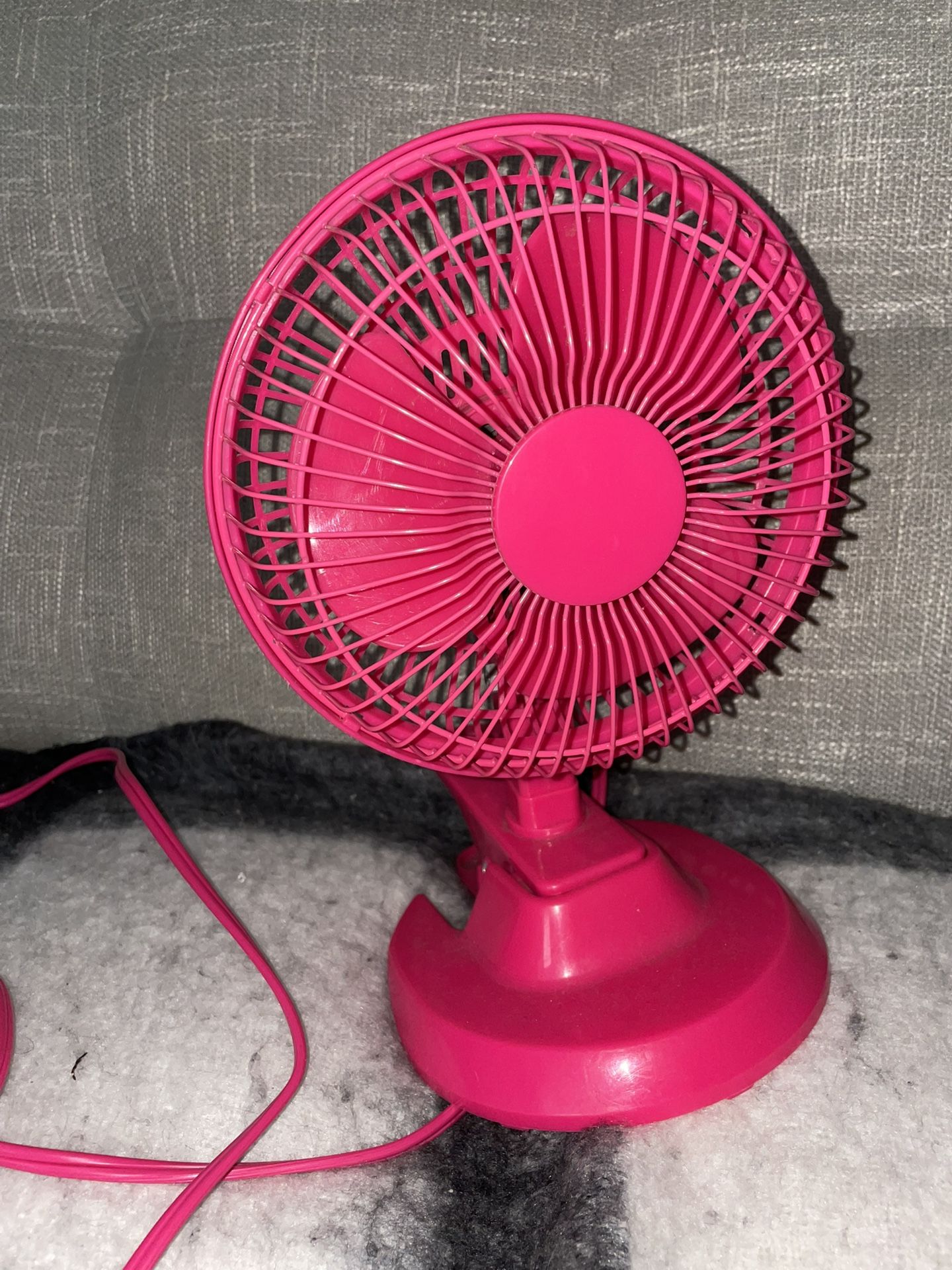 Pink Mini Desk Fan