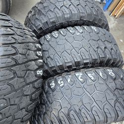 4 used tires Lt35x12.50r18 forceland rebel hawk  rt $250.00 all 4