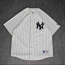 Russell Athletic Men's New York Yankees MLB Pin Stripe Size XL