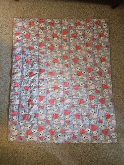 Handmade Lamb Chop Purple Quilt