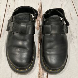 DR MARTENS JORE II BRANDO SLINGBACK LEATHER MULES