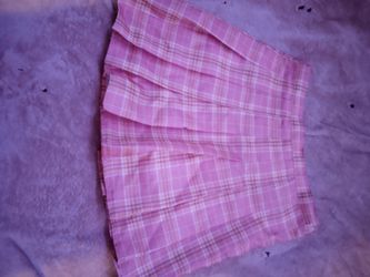 Cute Plaid Pleated Skirt
