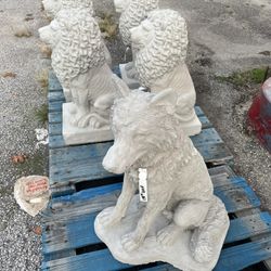 Concrete statues