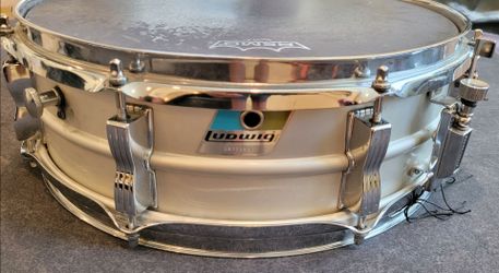 Ludwig Acrolite Snare Drum 70's Olive Badge