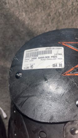 Gear 2000 Shoulder Pads Medium Black