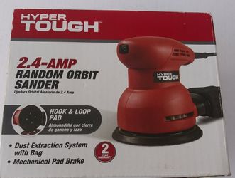 New Hyper Tough 2.4 Amp Random Orbit Sander