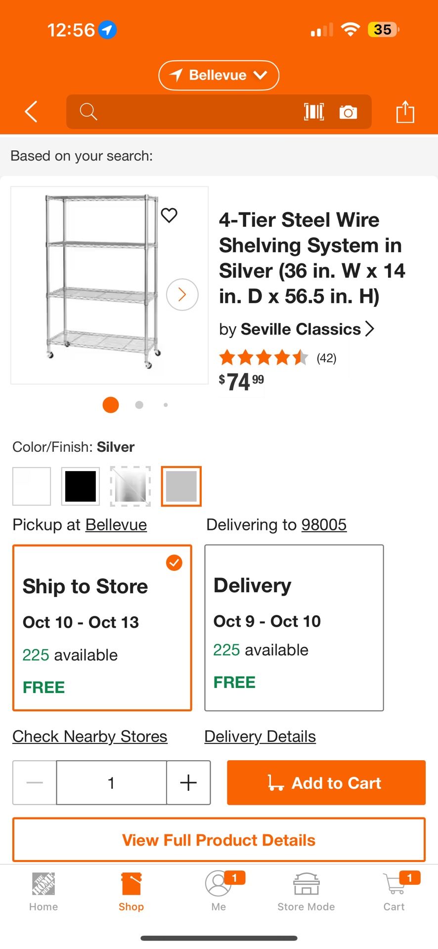 4 Tier Utility Shelf
