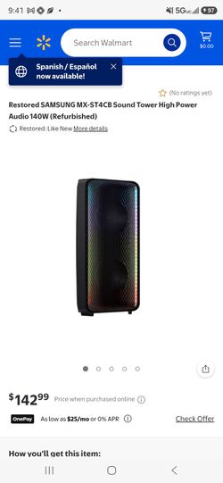 Samsung sound tower speaker