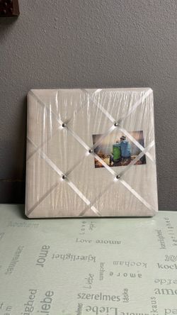 Beige color photo/ memo board