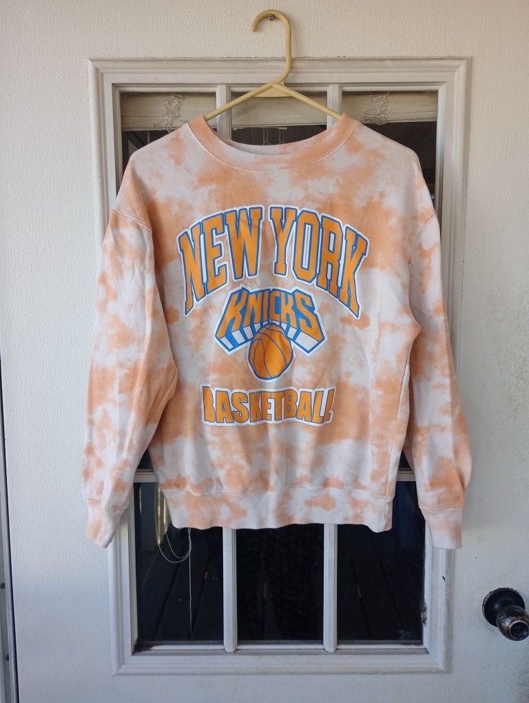 Women’s M Hybrid New York Knicks Basketball crew neck sweatshirt