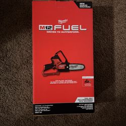 Milwaukee Chain Saw Fuel  2527-20 M12 Brushless Cordless 6 in  (Brand New, Tool Only)