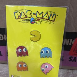 PAC-MAN collectible enamel pin set