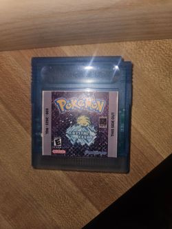Pokémon Crystal Clear Game Boy Color Cartridge