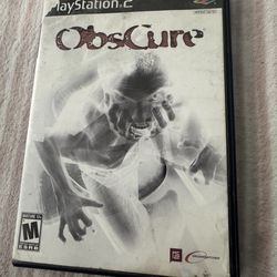 Obscure Sony PlayStation 2 PS2 Horror Game Complete/Tested w Protector Case