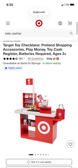 Target Toy Checklane Pretend Play Cash Register Set